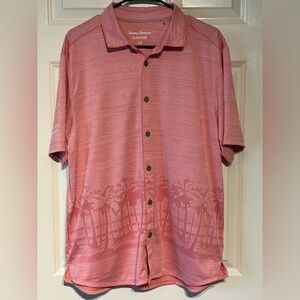 Tommy Bahama IslandZone Palm Blvd Camp Shirt Mens Large Tuti Fruiti
